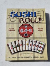 Sushi Roll!! dice and card game USED complete Mindtwister USA