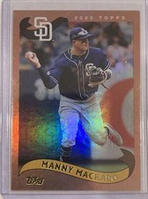MANNY MACHADO 2020 Topps Archives Baseball Pink Foil SSP 2/5 Card Padres