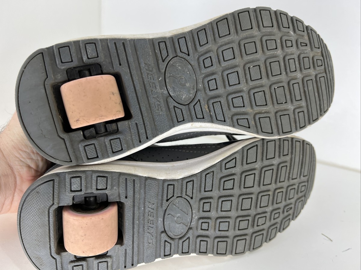 Heelys Racer 20 Mid - Scarpe Con Ruote Per Bambini E Ragazzi, Tomaia In Tela, Colletto Imbottito E Ruote ABEC 5 A Scomparsa