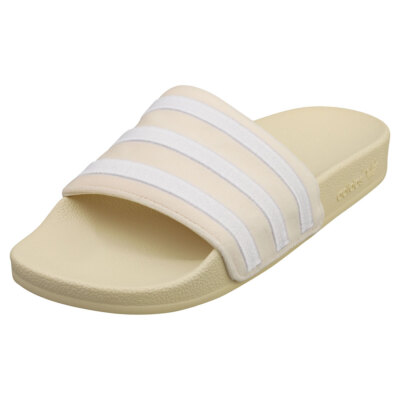 adidas Adilette Damen Off White Sandalen Rutschen