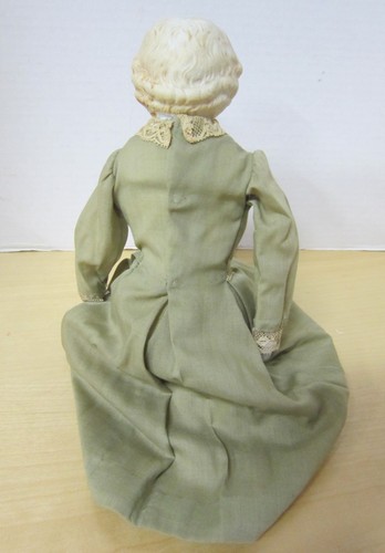 14" Stein Biskuit Mädchen in schönem Vintage Outfit - Bild 2 von 12