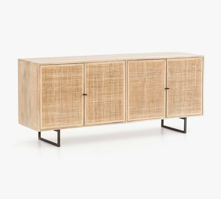 Cane on sale buffet table