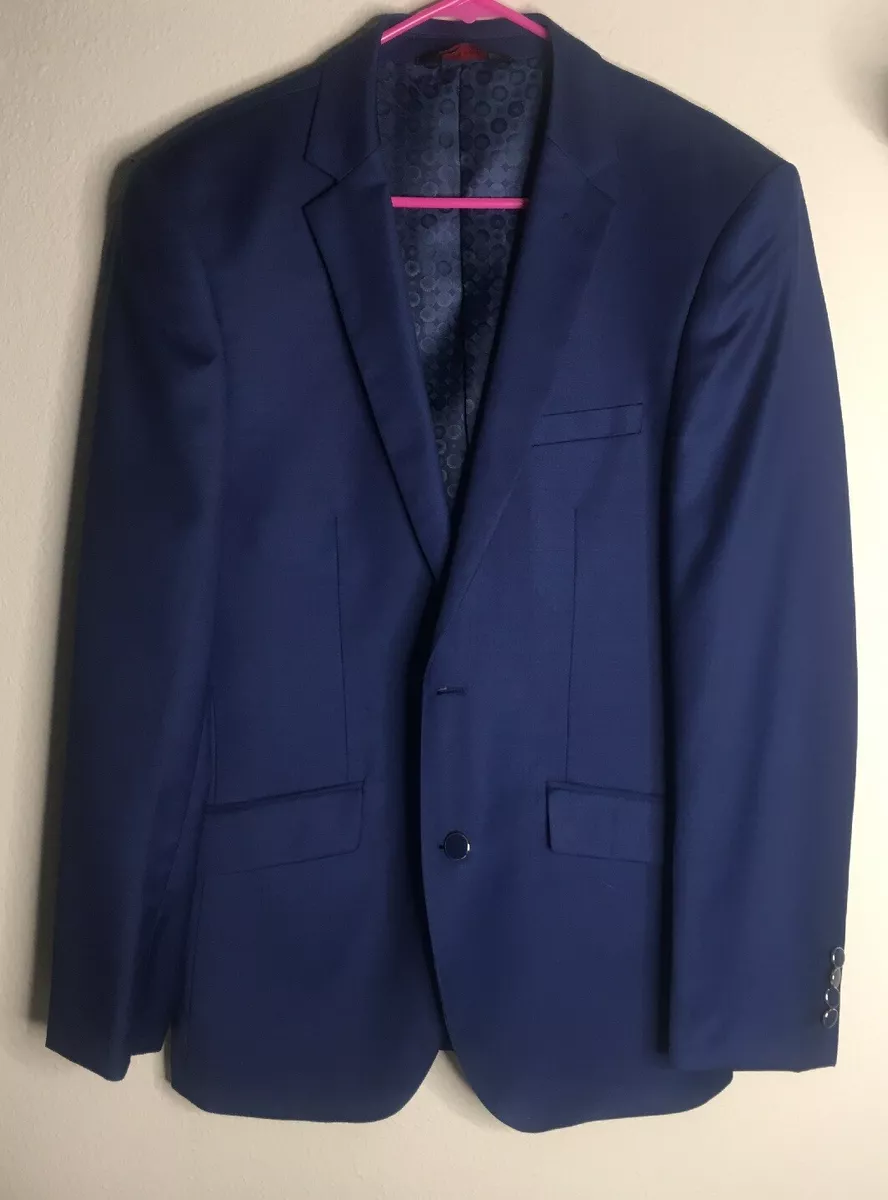 Navy blue top mens sport coat