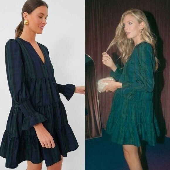 Kenzo green cheap dress