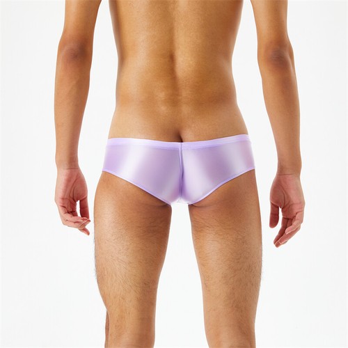 Slip Sexy Pour Homme Culotte Taille Basse Lisse Et Brillante Sous-Vêtement ~ - Photo 14/32