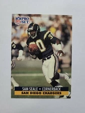 SAM SEALE 1991 PRO SET FOOTBALL CARD # 644 E6002