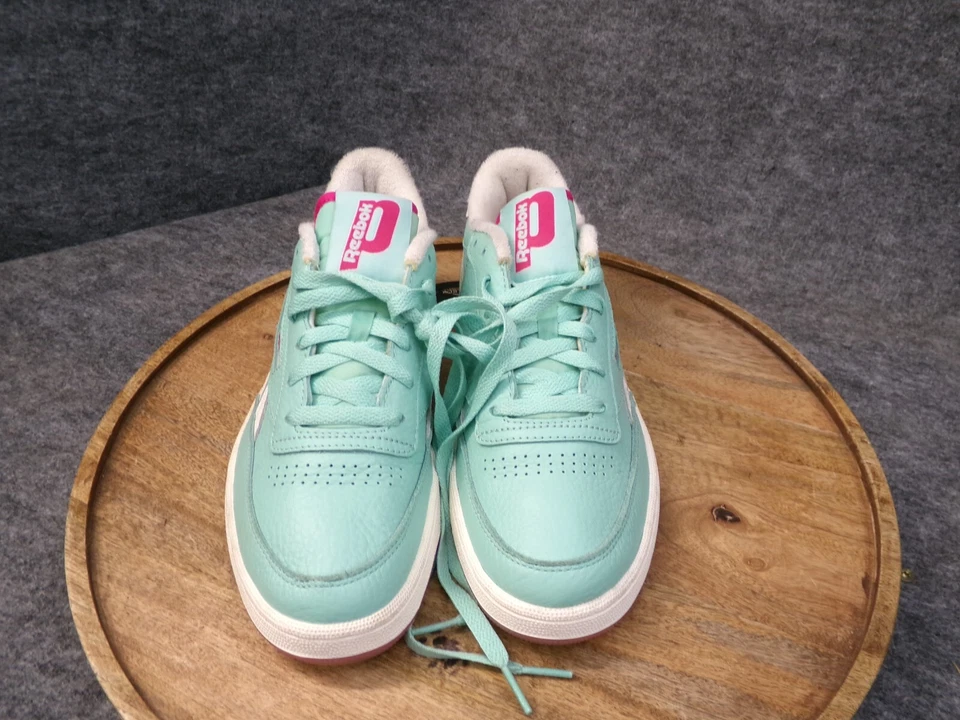 Reebok Club C Revenge x Prince Semi Pixel Mint White 2021 Mens Shoes Size 8.5 US - Image 4 of 4