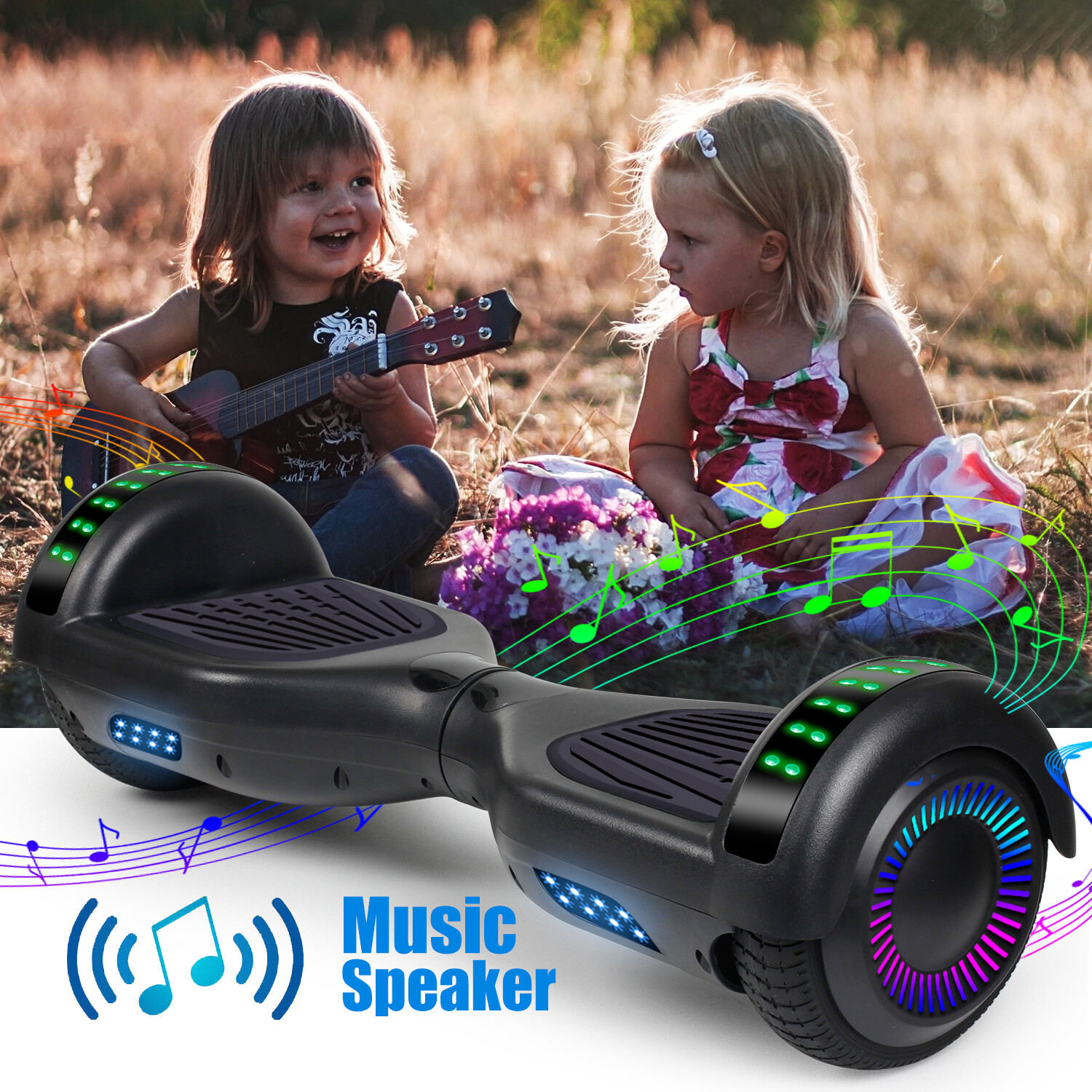 Hoverboard self-balancingScooters Electric Hover board No bag for kids Bluetooth