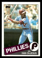 1985 Topps #791 Ivan DeJesus Card Philadelphia Phillies