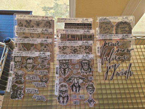 Stampers Anonymous Tim Holtz Rubber Cling Stamps