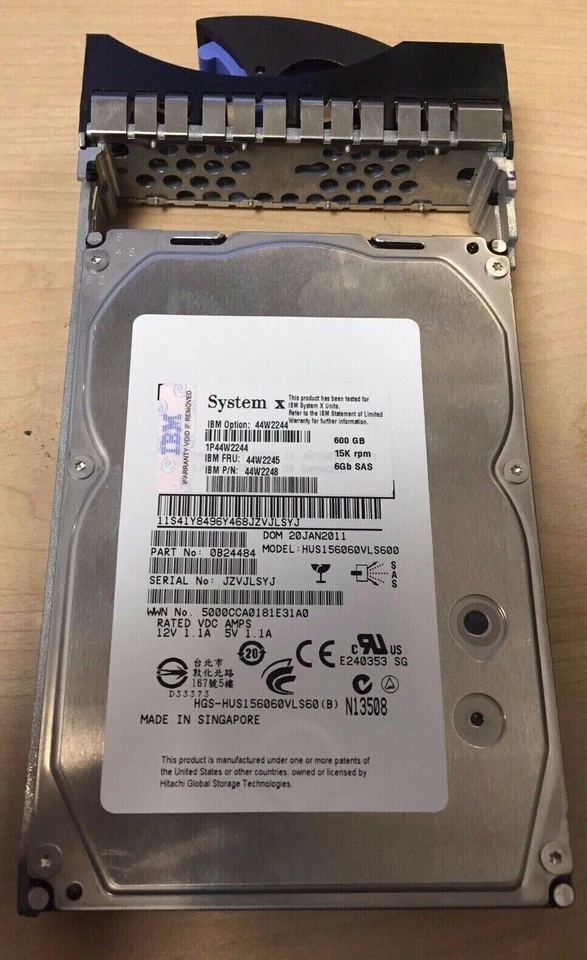IBM 600G 44W2245 44W2244 SAS 15K 3.5 X3650 X3400 HDD Hard Drive New - Image 2 of 4