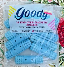 Vintage 1989 Goody 14 Small Rollers Snap Over Magnetic Rollers USA Sealed New!