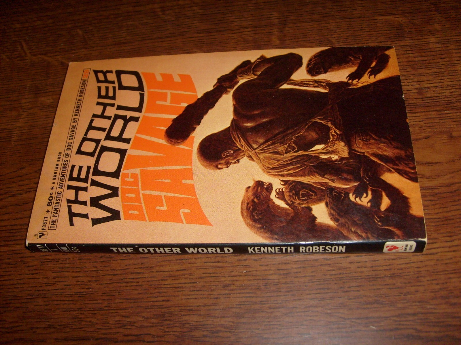 DOC SAVAGE BANTAM PAPERBACK #29, THE OTHER WORLD, 1st PRINT, VERYFINE+