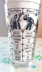 Vtg Federal Glass Cocktail Bartender Glass Shaker MCM Graphics Recipes EUC!