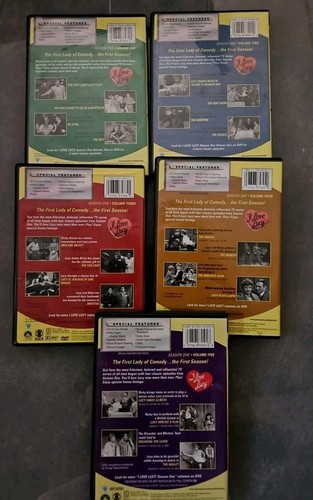 I LOVE LUCY!!! DVD SET. SEASON 1 VOL 1-5 FREE SHIPPING!! - Picture 2 of 3