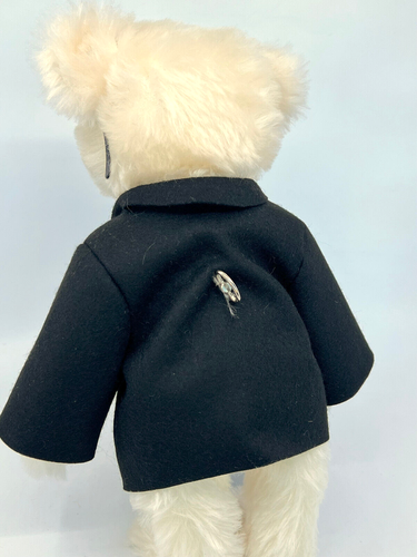 Steiff Toots Teddy Bear 2000 Musical LE ID Button Tag Jazz Musician 28cm Mohair - Picture 18 of 21