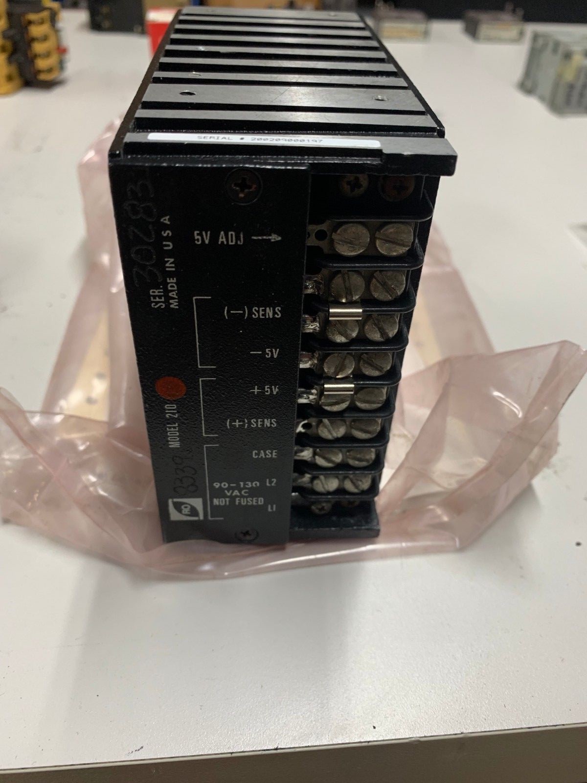 RO ASSOCIATES MODEL 210 POWER SUPPLY W28