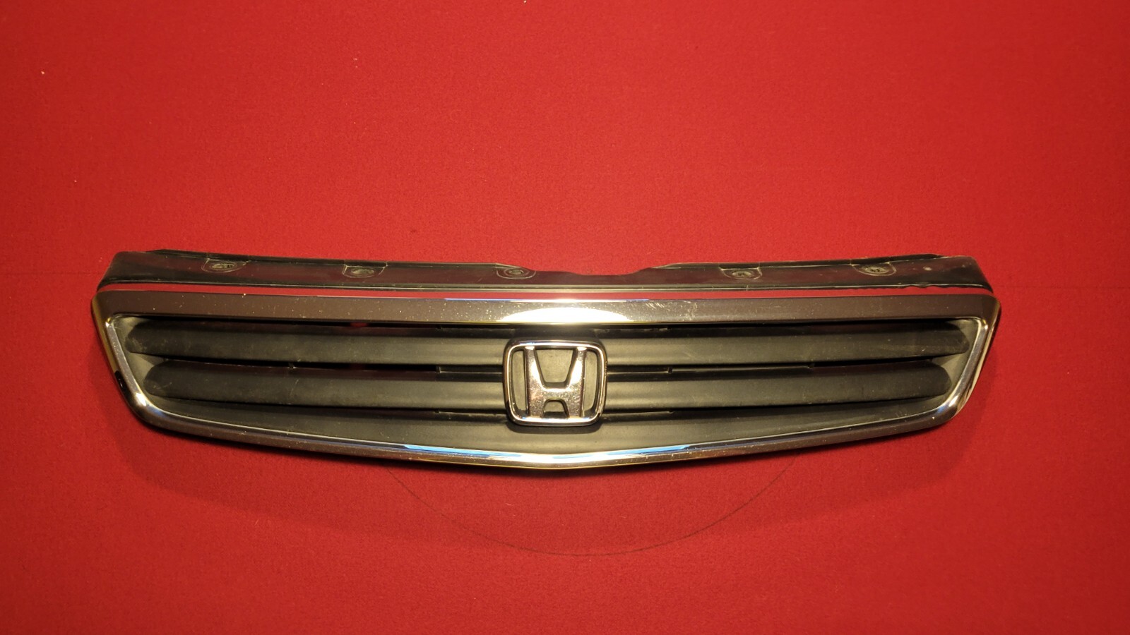 1999-2000 Honda Civic Front Grille EK VTEC Grill Black Emblem OEM  