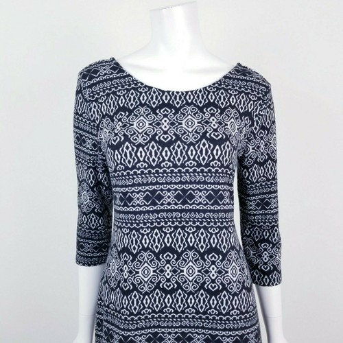 American Rag Womens size Small Black & White Tribal Print Mini Dress New NWT - Picture 2 of 6