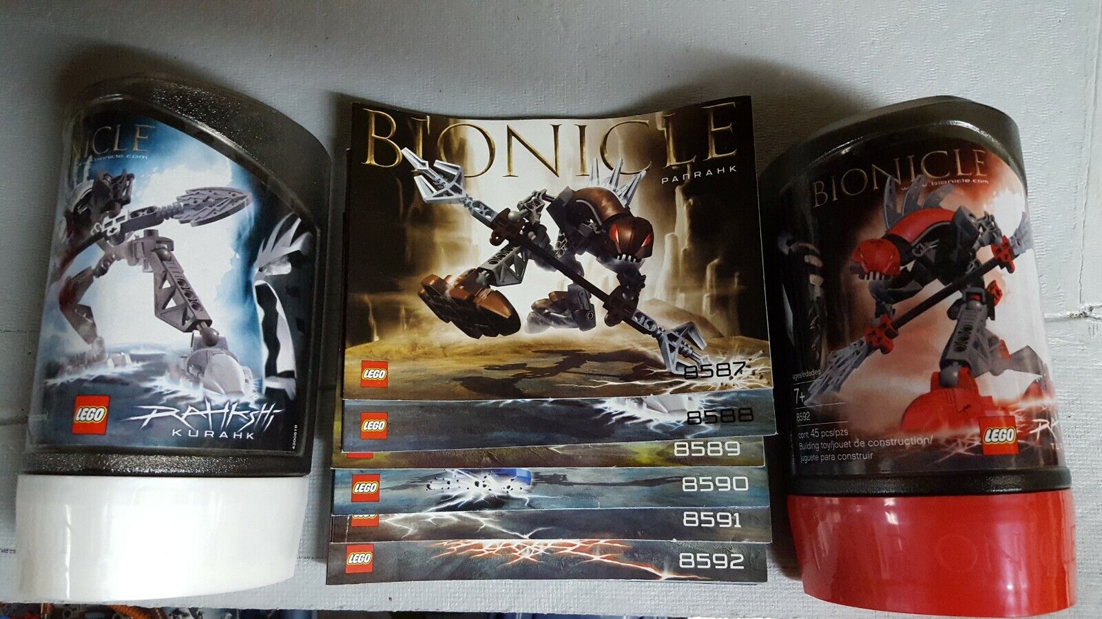 LEGO Bionicle Rahkshi Complete Set of 6: 8587 8588 8589 8590 8591 8592 |  eBay