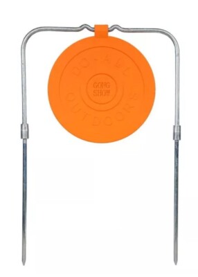 Do All Outdoors Gong Show, Orange, .22 to 50 Cal, BSG1 Self Healing Target  6 in