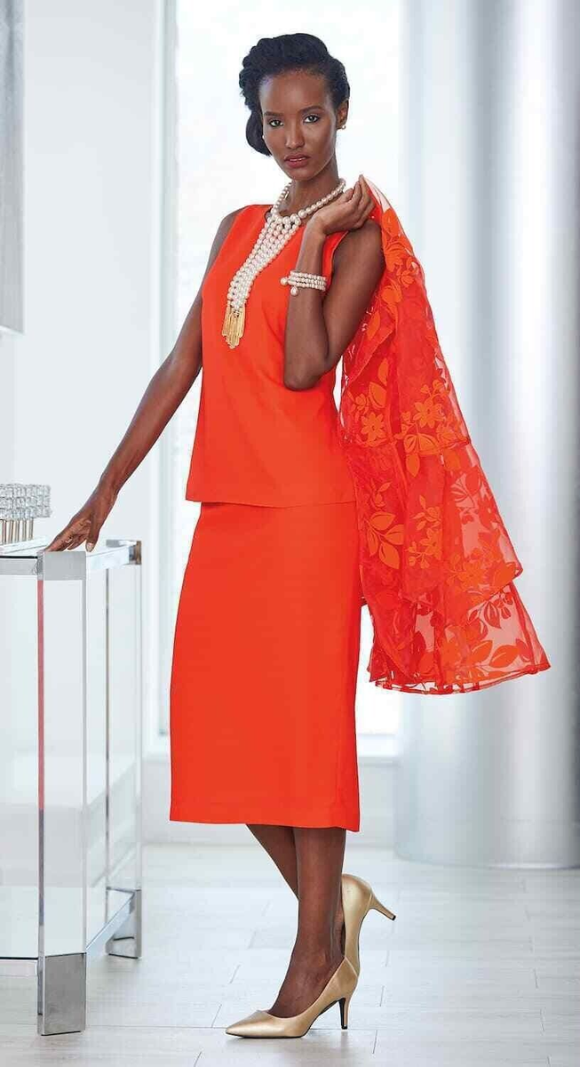 12 Ashro Orange Summer Formal Dress Church Easter Wedding Party