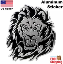 ALUMINUM Animal Shape Decal Sticker Emblem Fits ATV, UTV, Motorcycle, Car, Truck
