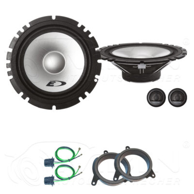ALPINE LAUTSPRECHER für MERCEDES E-KLASSE Limousine W210 1995-2002 Front #A9QT
