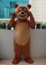 Teddy Bear Mascot Costume Halloween Cosplay Party Fancy Dress Adults Suit