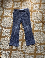 Vintage 70  s Plus Size Women  s Paisley Velvet Velour Pants