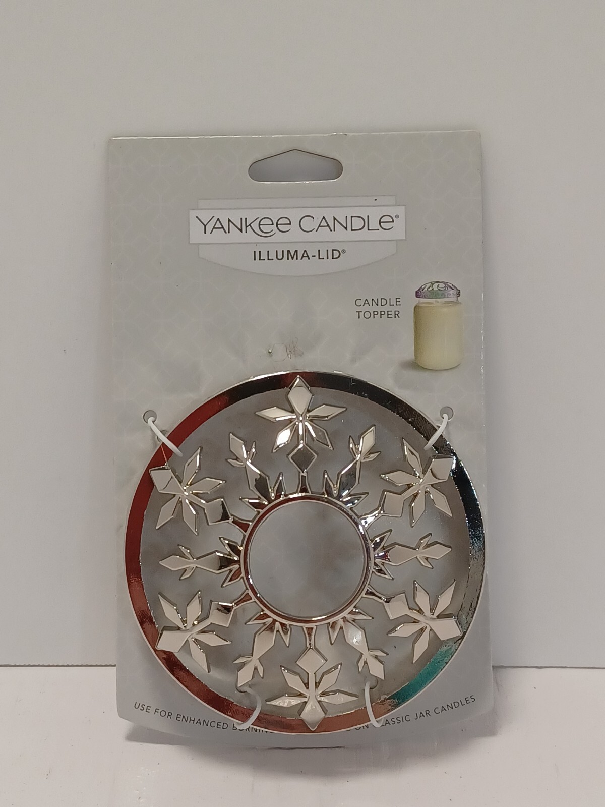 Yankee Candle Illuma Lid Silver Snowflake, 2016 eBay