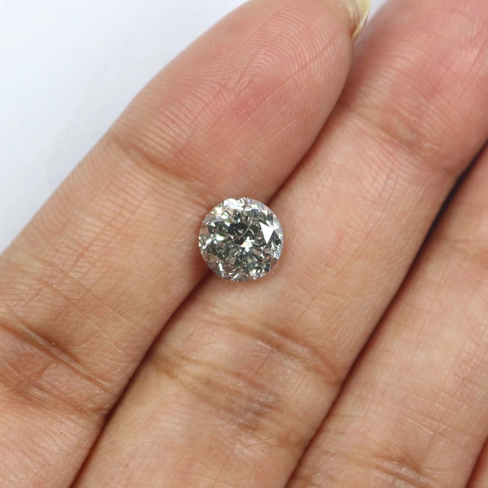 1.55 CT Natural Loose Round Brilliant Cut 7.05 MM White - F Color Diamond QL2650 - Image 3 of 4