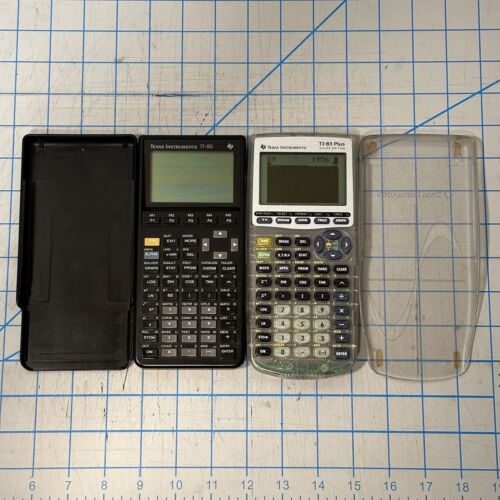 Lot Of 2x Texas Instruments Calculators - TI-83 Plus TI-85 For *PARTS OR REPAIR* - Picture 1 of 7