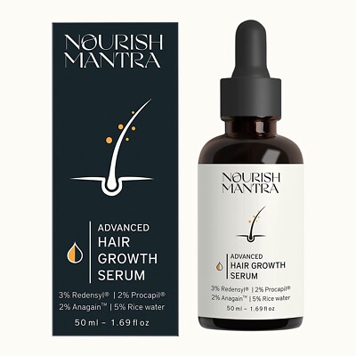 Nourish Mantra Advanced Haarwuchs Serum Für Frauen & Männer (50 ml)