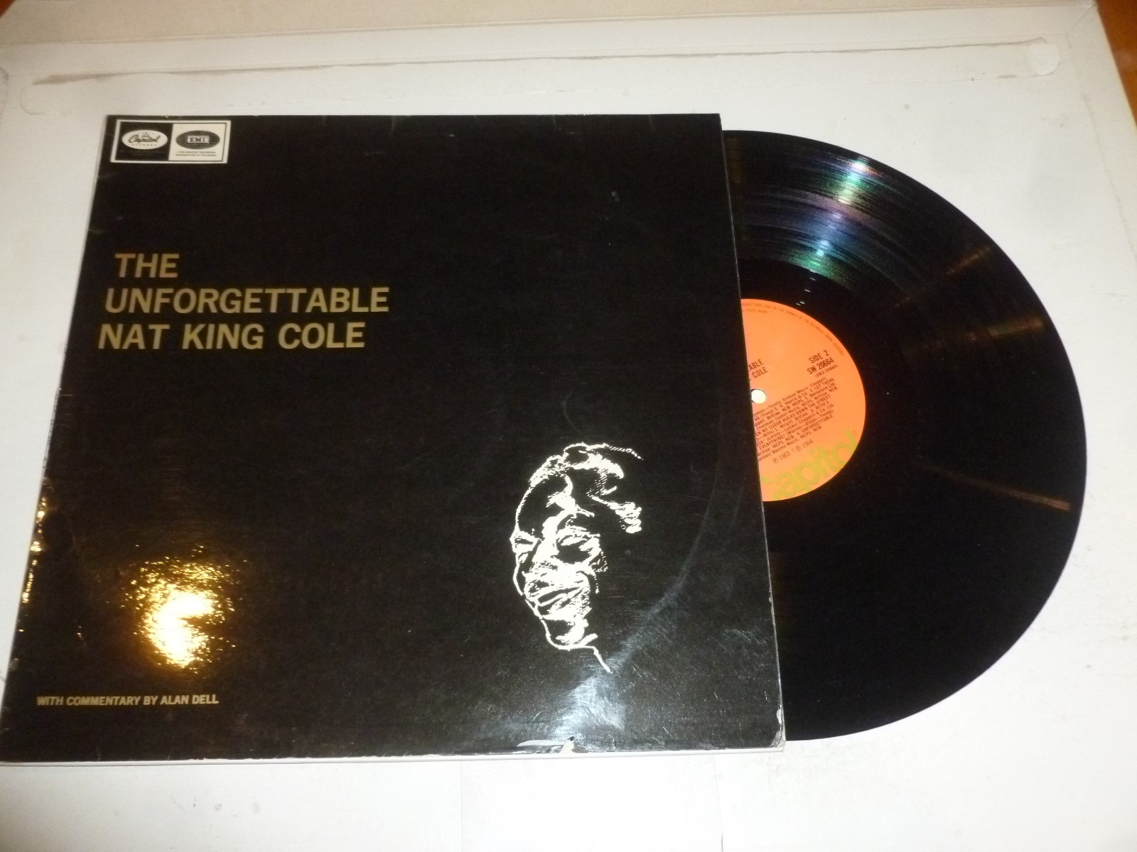 NAT KING COLE - The Unforgettable Nat King Cole - 1970s UK stereo Vinyl LP