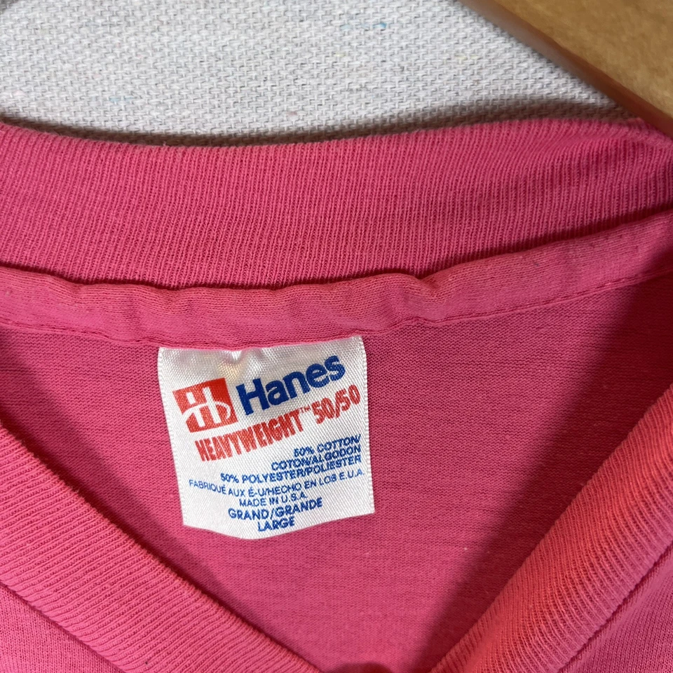 Camiseta vintage años 90 concientización sobre el cáncer de mama “Yes I Can” puntada única talla grande Foto 2 de 4