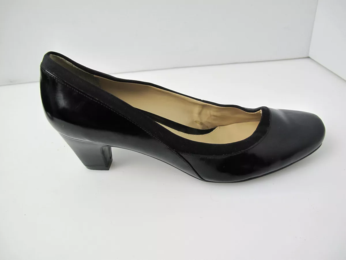 Easy spirit black patent leather shoes hotsell