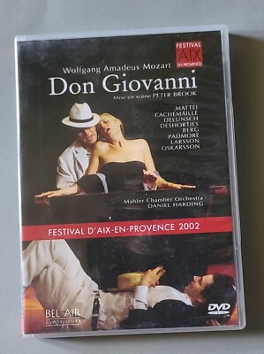 DVD DON GIOVANNI - MOZART - PETER BROOK - MATTEI / CACHEMAILLE / DELUNSCH / BERG