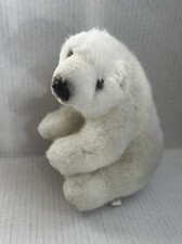 Sea World White Polar Bear Plush Stuffed Animal Vintage 8 Inch SeaWorld