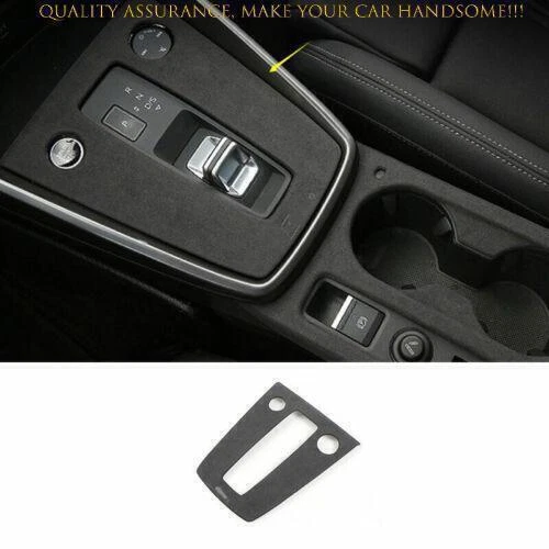 For Audi A3 S3 RS3 2022-2024 Gray Alcantara Center Console Gear Shift Frame Trim - Picture 2 of 7