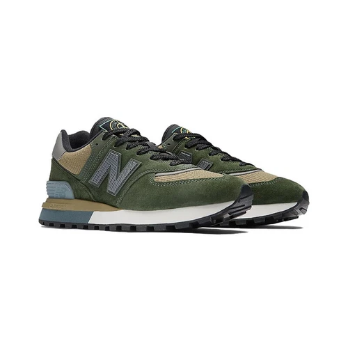 Herren Freizeit Sportschuhe New BALANCE574 x STONE Island Grün Retro Sneakers