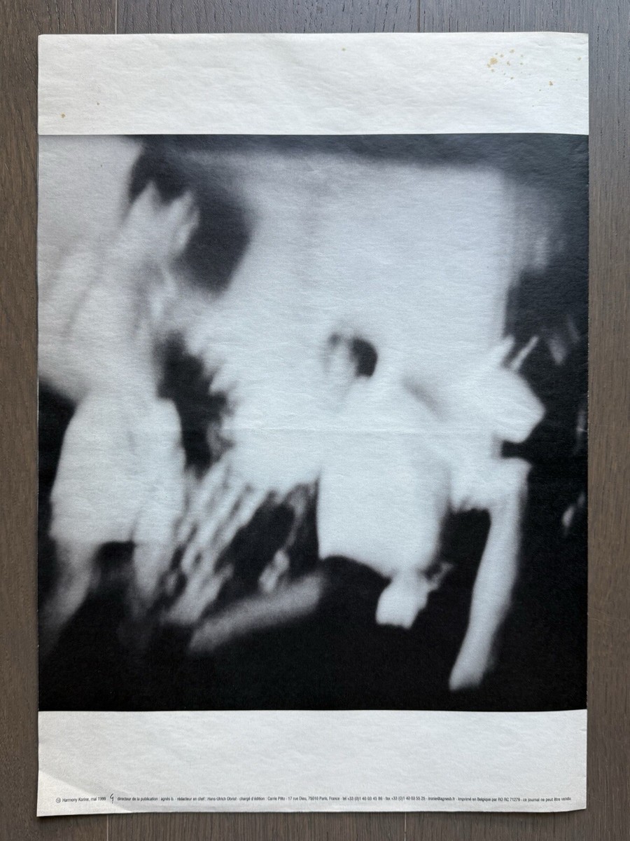 1999年発行 美品HarmonyKorineアート新聞ポスターAgnès b. Fashion Designer agnès b.'s Landmark Collection of Harmony Korine