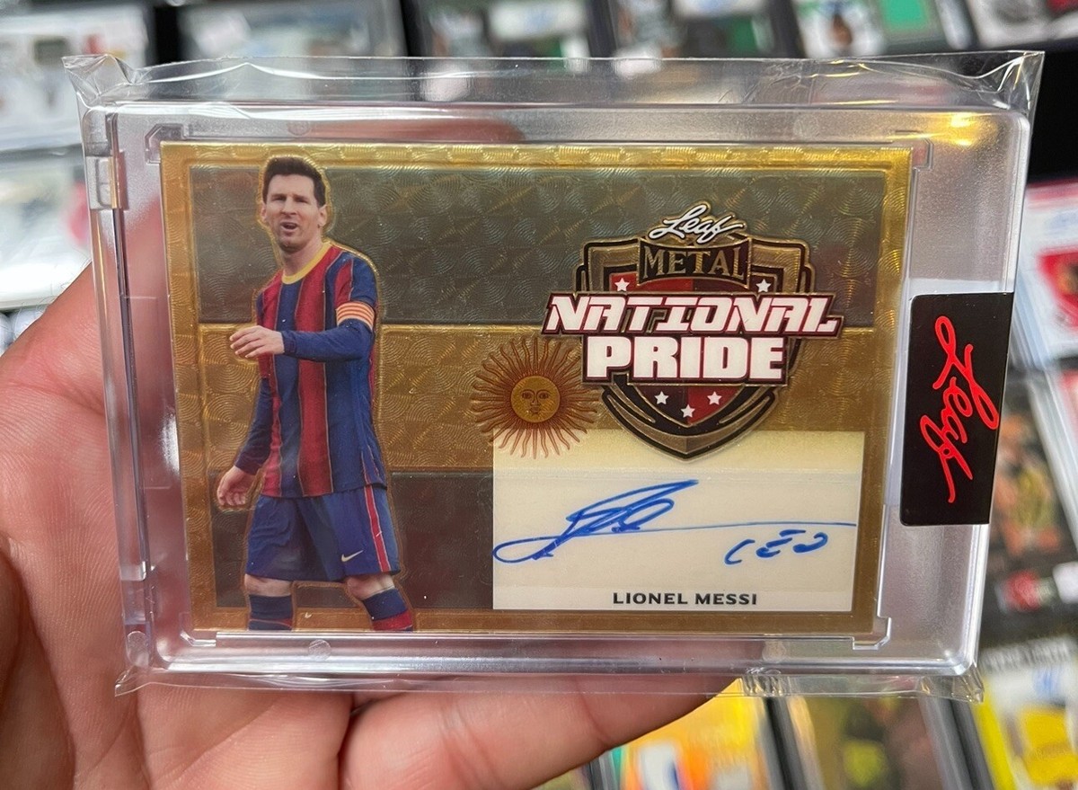 2022 Leaf Metal Soccer National Pride SUPERFRACTOR Lionel Messi