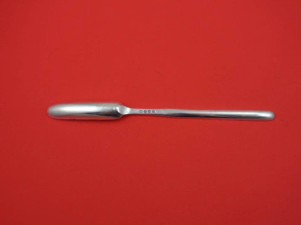 Английский грузинский совок из чистого серебра для костного мозга Лондон 1808 нечитаемые марки 9 дюймов - Изображение 2 из 4