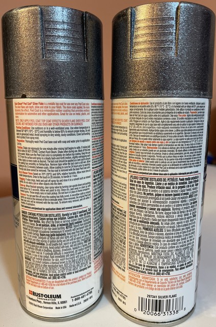 Rustoleum Peel Coat Custom Shop Top Coat Effects Silver Flake 297341 