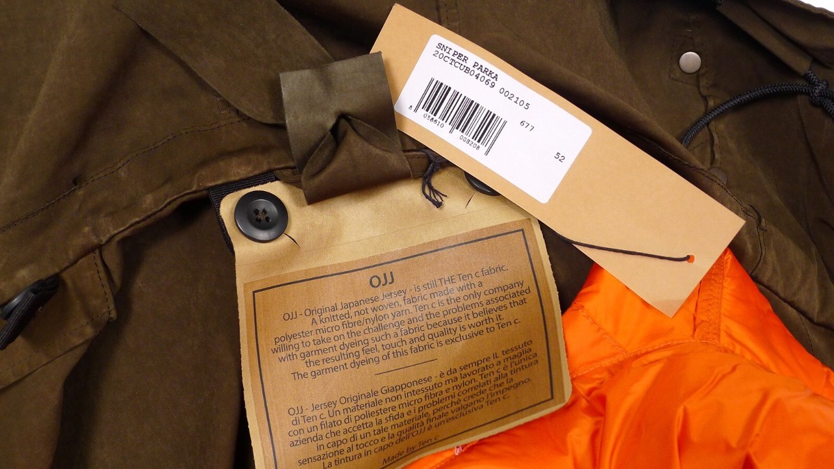 TEN C HOODED OLIVE SNIPER PARKER A56/7 STYLE 677 W/DOWN LINER SIZE 
