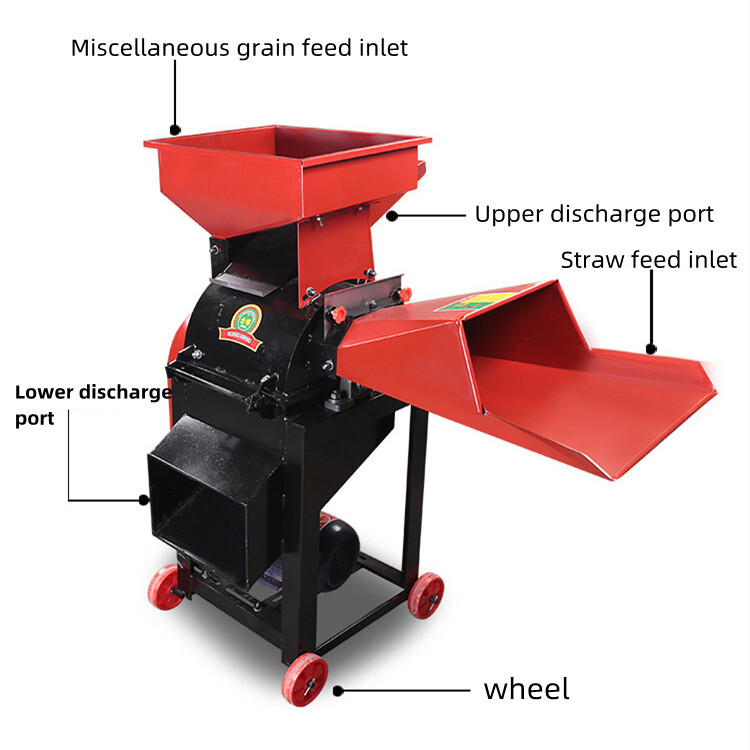 Agricultural Animal Feed Processing Chaff Cutting Machine Hay