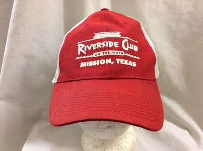 trucker hat baseball cap RIVERSIDE CLUB ON THE RIVER TX retro vintage ...