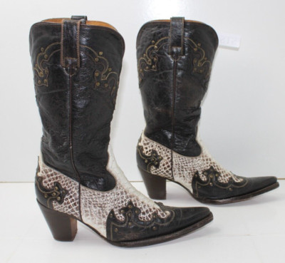 Buffalo Western Stiefel Unisex Schwarz, EU 40, Gebraucht