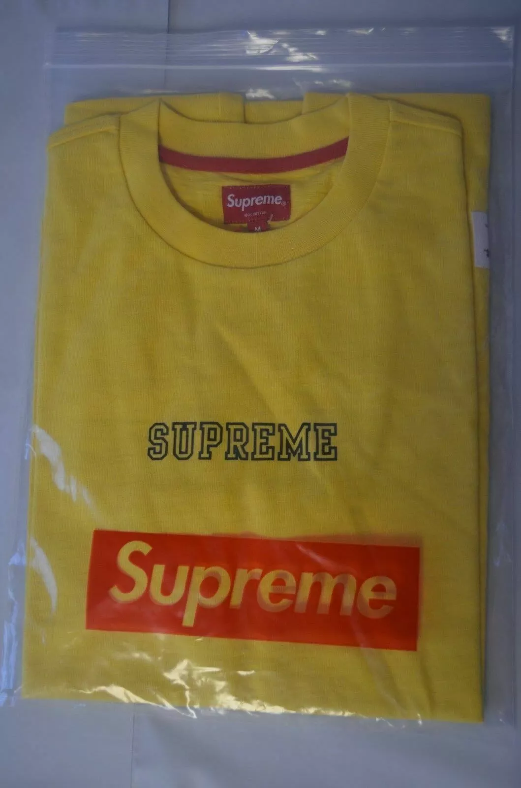 Haut jaune Supreme Academy M S/S 14